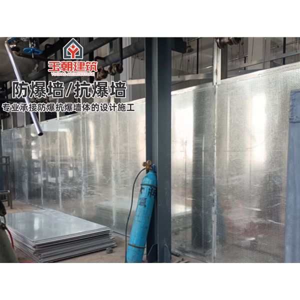 临朐纤维复合钢板抗爆墙定制 轻质防爆墙施工安装一条龙服务